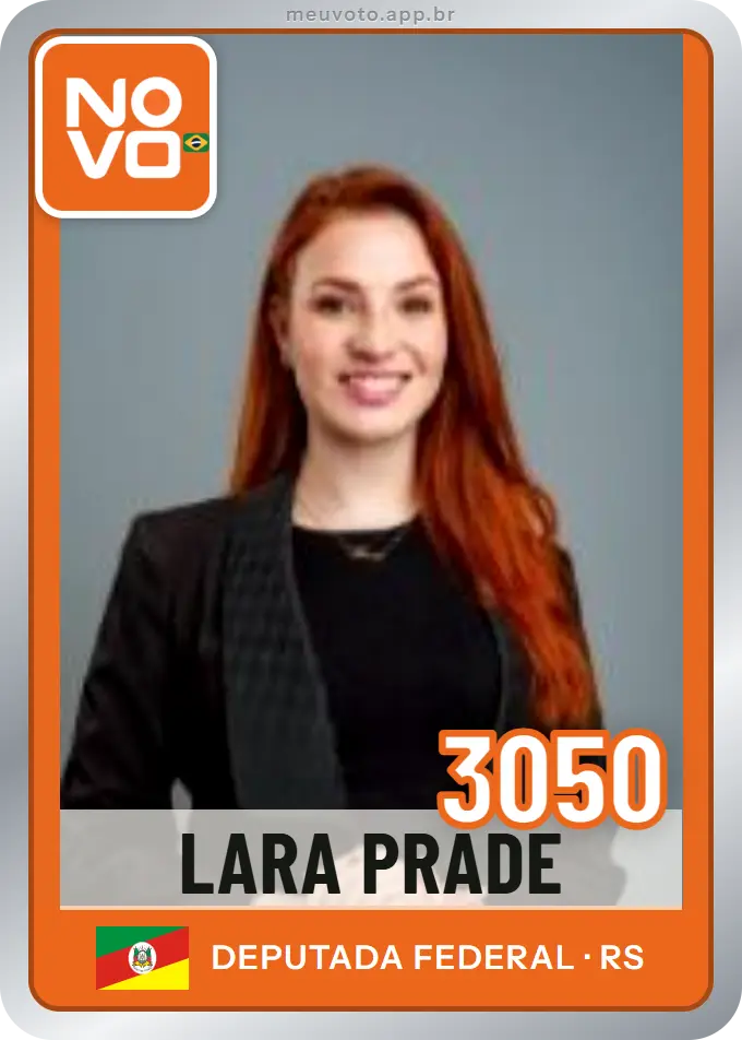 Carta de Lara Prade, número 3050, Novo