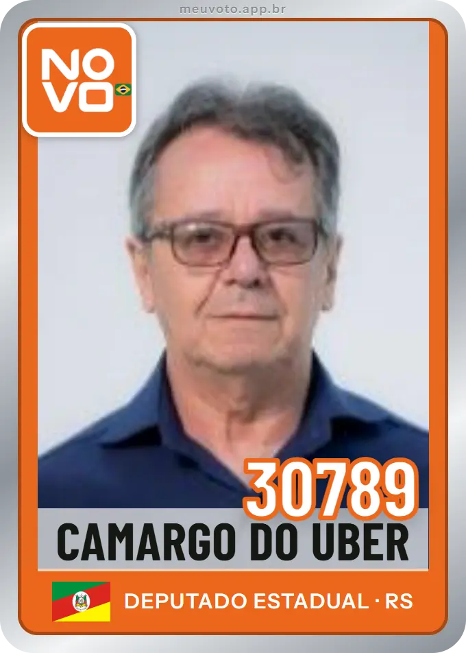 Carta de Camargo do Uber, número 30789, Novo