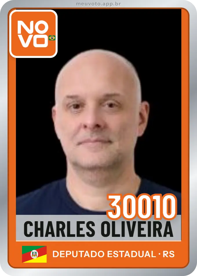 Carta de Charles Oliveira, número 30010, Novo