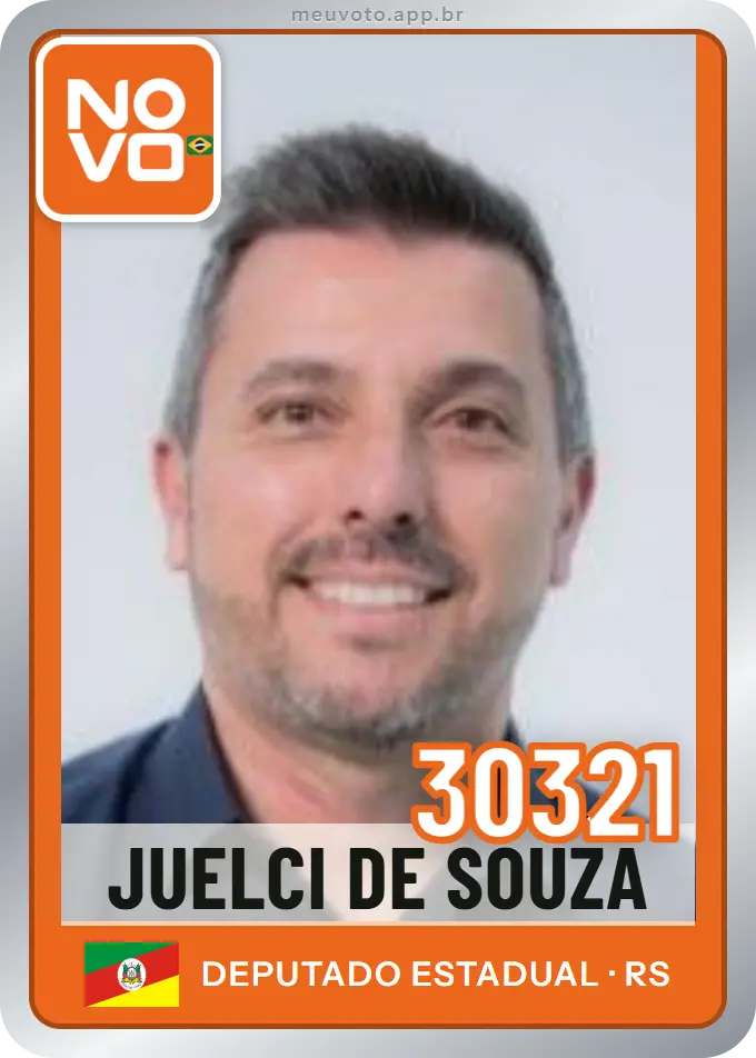 Carta de Juelci de Souza, número 30321, Novo