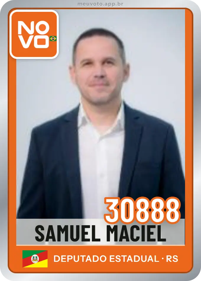 Carta de Samuel Maciel, número 30888, Novo