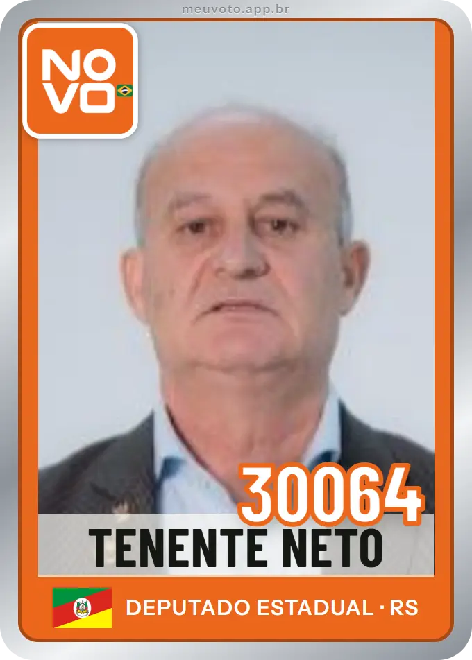 Carta de Tenente Neto, número 30064, Novo