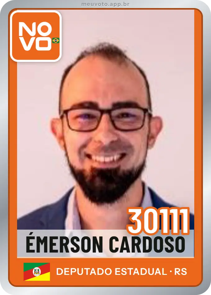 Carta de Émerson Cardoso, número 30111, Novo