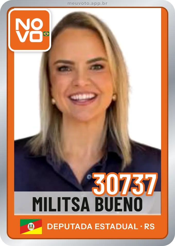 Carta de Militsa Bueno, número 30737, Novo