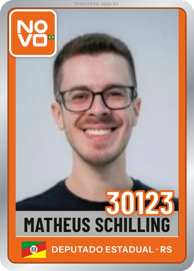 Carta de Matheus Schilling, número 30123, Novo