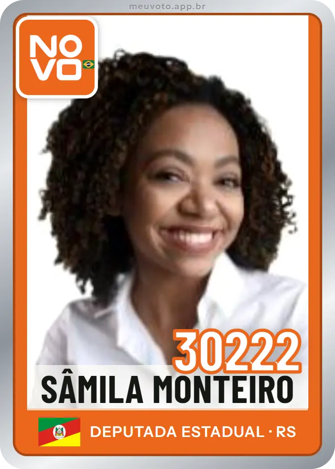 Carta de Sâmila Monteiro, número 30222, Novo