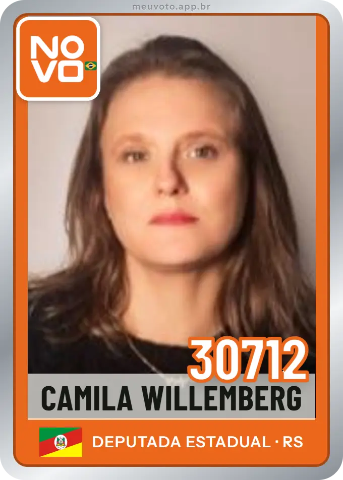 Carta de Camila Willemberg, número 30712, Novo