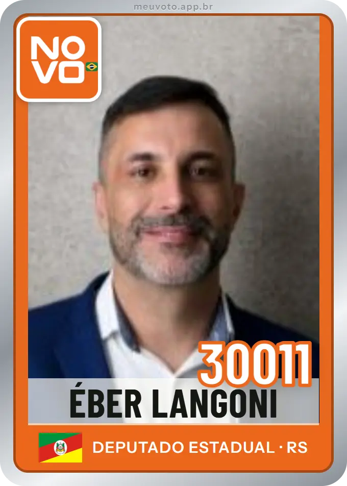 Carta de Éber Langoni, número 30011, Novo