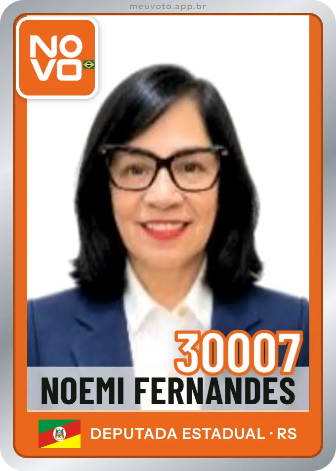Carta de Noemi Fernandes, número 30007, Novo