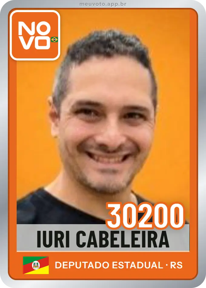 Carta de Iuri Cabeleira, número 30200, Novo