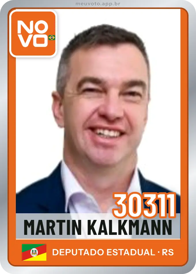 Carta de Martin Kalkmann, número 30311, Novo