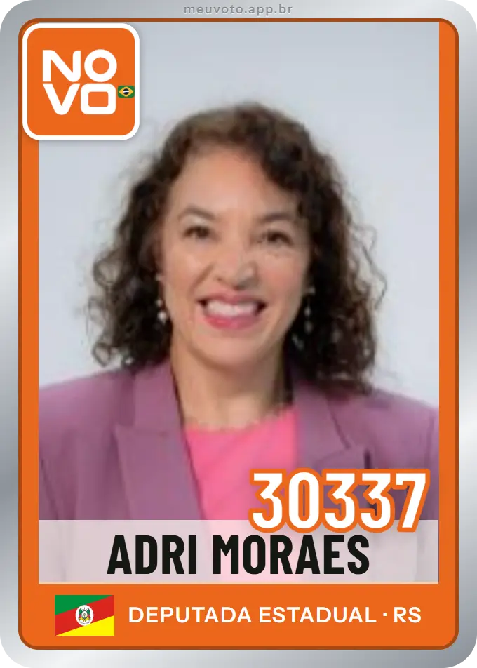 Carta de Adri Moraes, número 30337, Novo