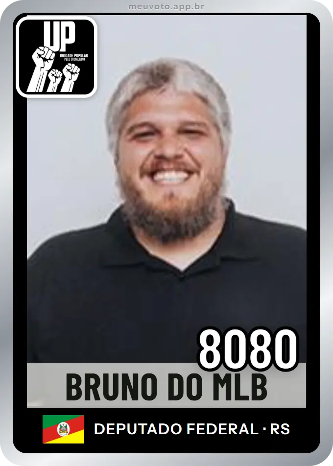 Carta de Bruno do Mlb, número 8080, UP