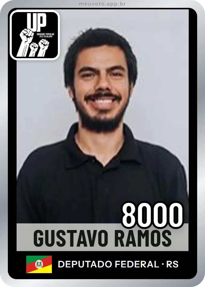 Carta de Gustavo Ramos, número 8000, UP