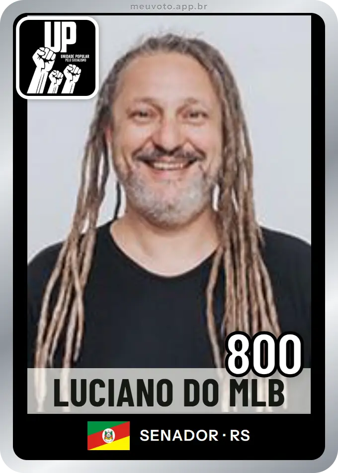 Carta de Luciano do Mlb, número 800, UP