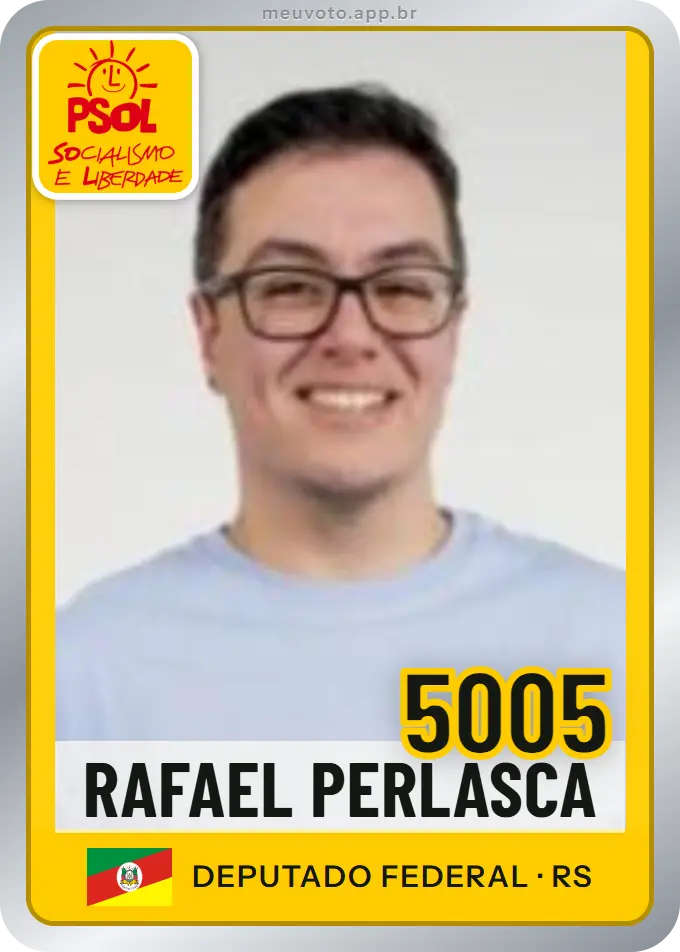 Carta de Rafael Perlasca, número 5005, PSOL