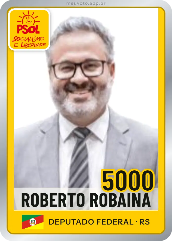 Carta de Roberto Robaina, número 5000, PSOL