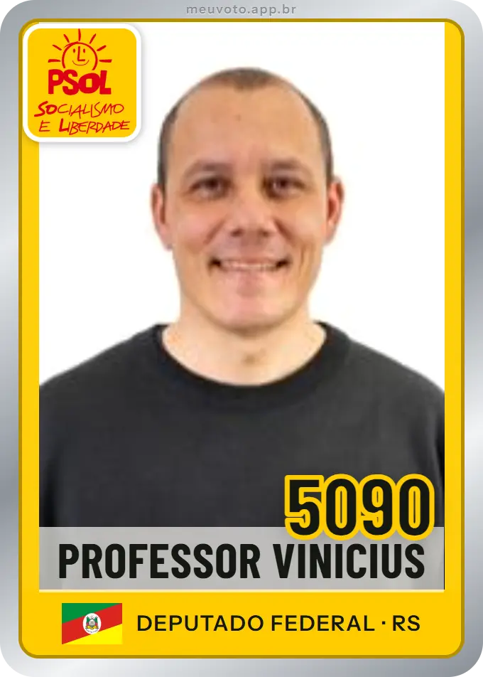 Carta de Professor Vinicius, número 5090, PSOL