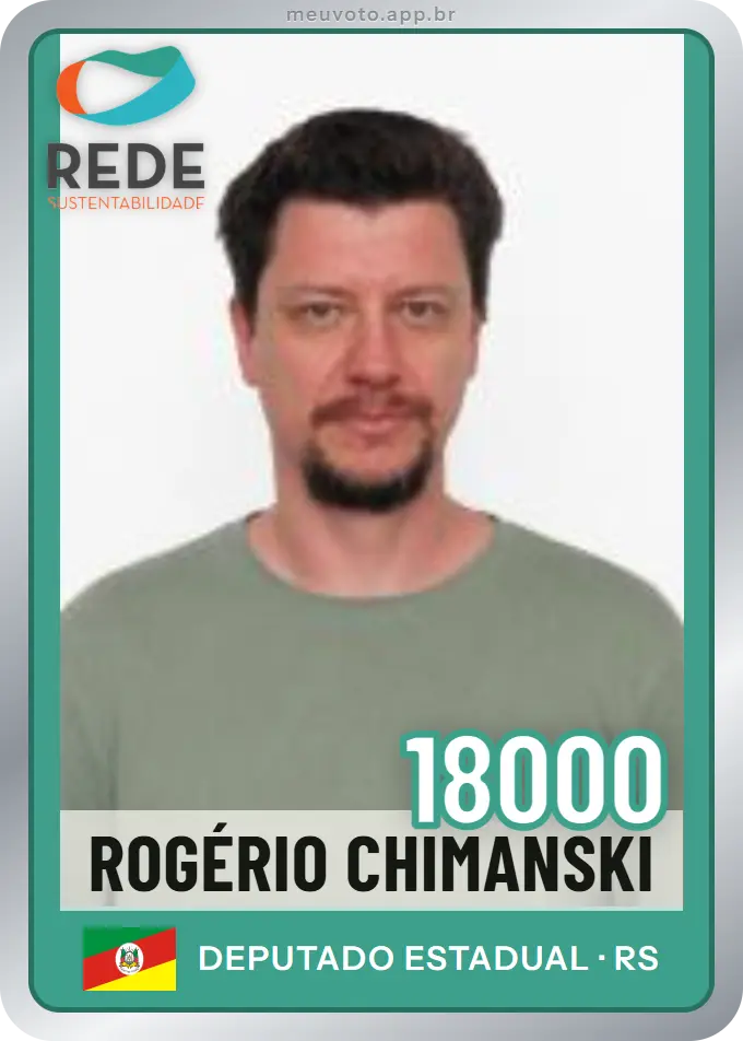 Carta de Rogério Chimanski, número 18000, Rede