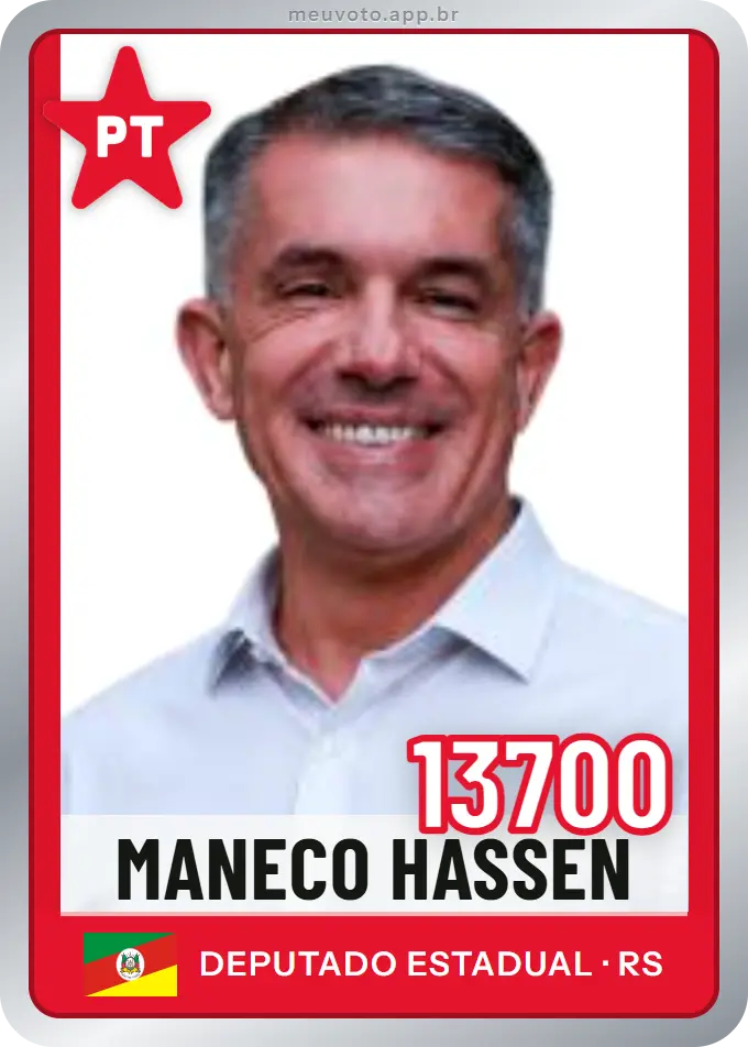 Carta de Maneco Hassen, número 13700, PT
