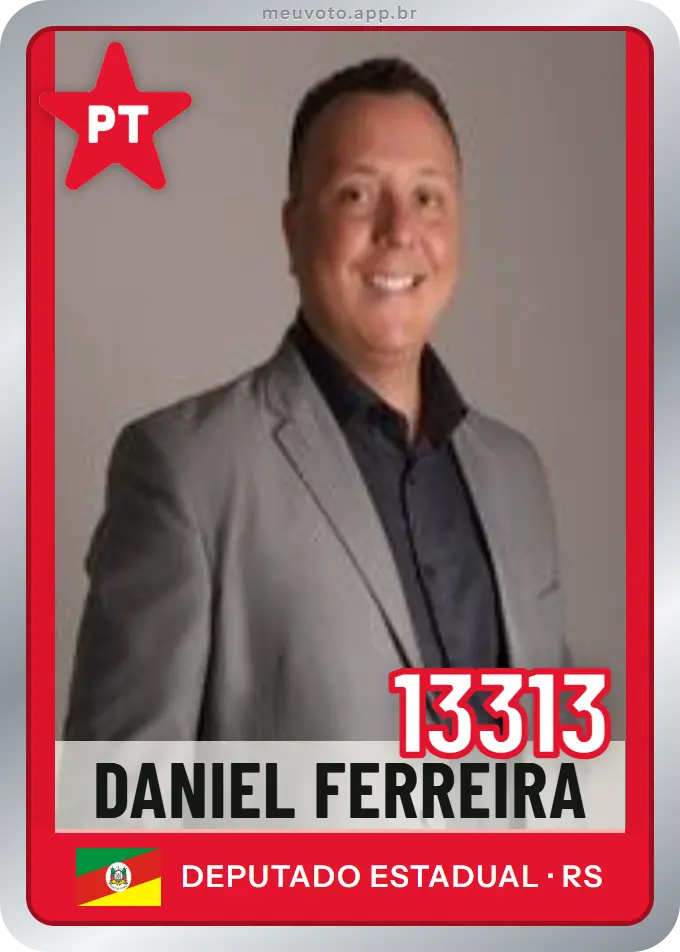 Carta de Daniel Ferreira, número 13313, PT