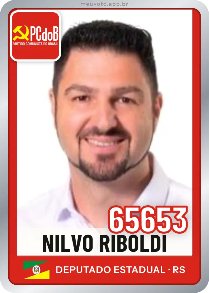 Carta de Nilvo Riboldi, número 65653, PCdoB