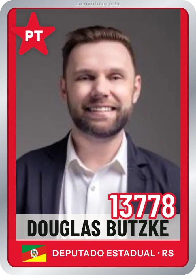 Carta de Douglas Butzke, número 13778, PT