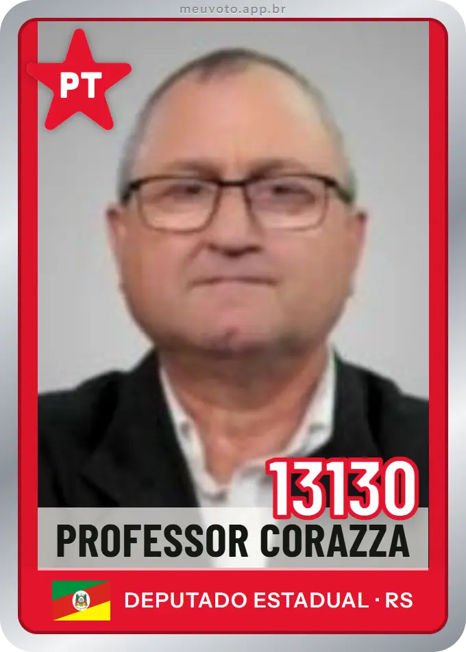 Carta de Professor Corazza, número 13130, PT