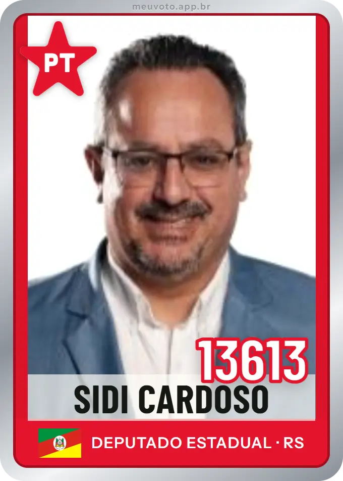 Carta de Sidi Cardoso, número 13613, PT