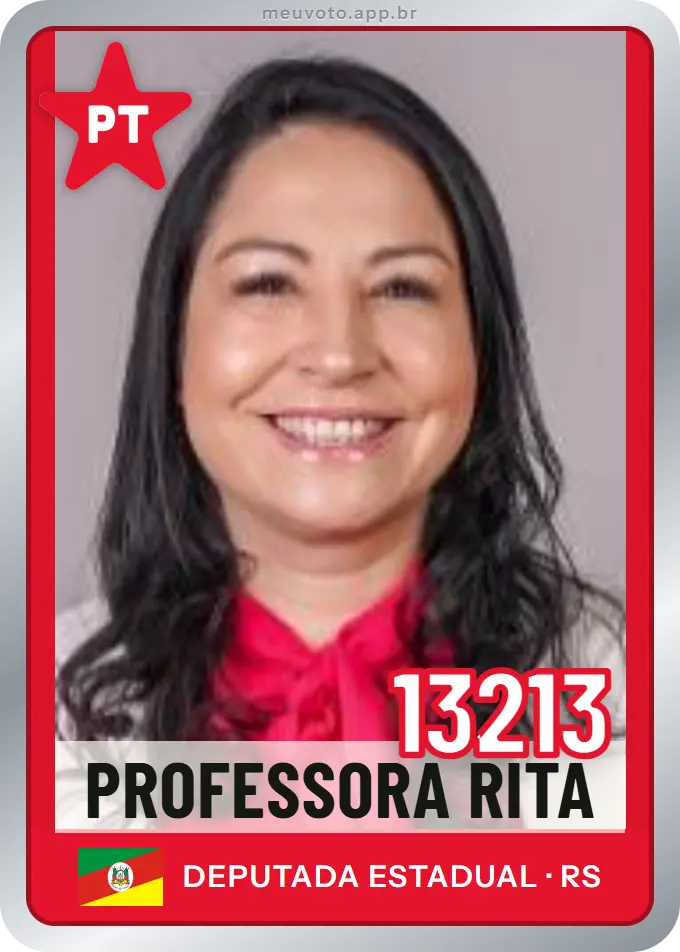 Carta de Professora Rita, número 13213, PT