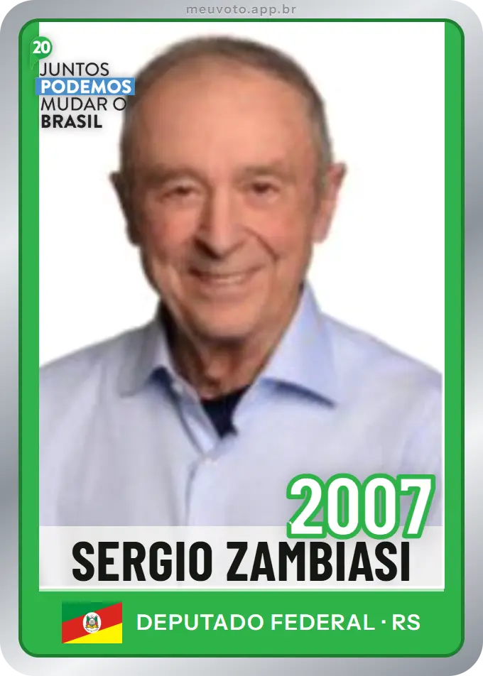 Carta de Sergio Zambiasi, número 2007, Podemos