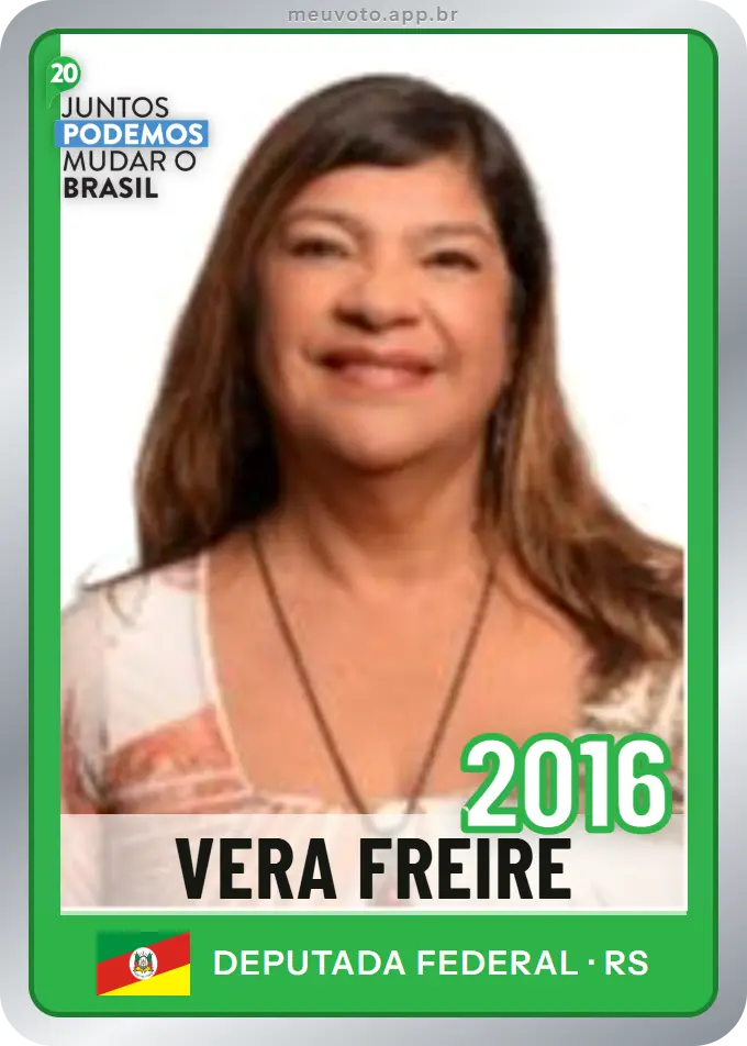 Carta de Vera Freire, número 2016, Podemos