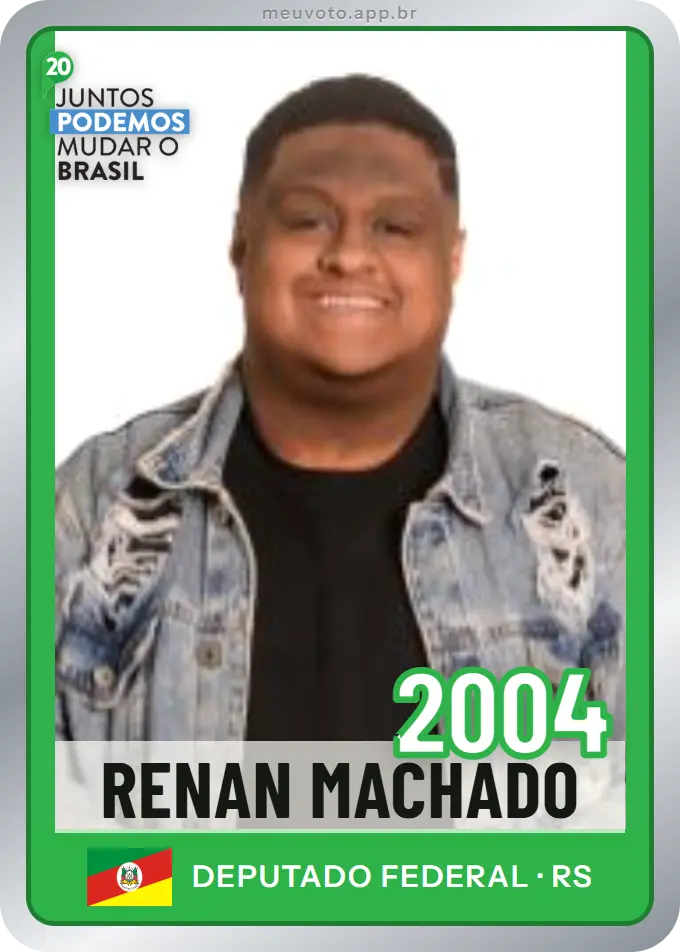 Carta de Renan Machado, número 2004, Podemos