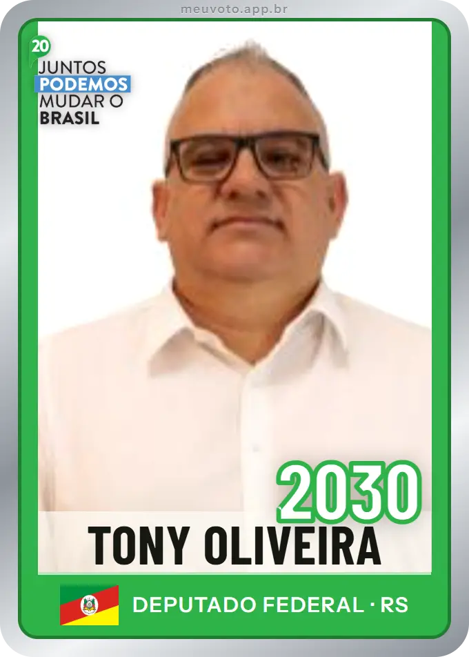 Carta de Tony Oliveira, número 2030, Podemos