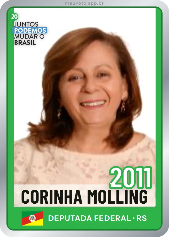 Carta de Corinha Molling, número 2011, Podemos