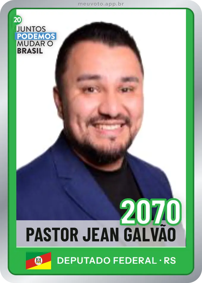 Carta de Pastor Jean Galvão, número 2070, Podemos
