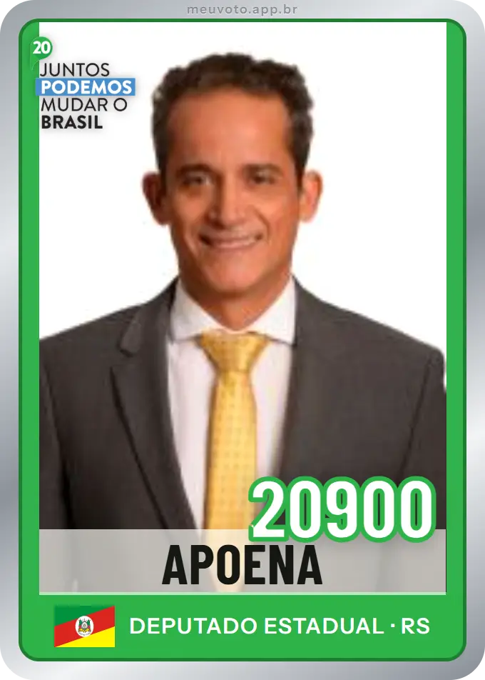 Carta de Apoena, número 20900, Podemos