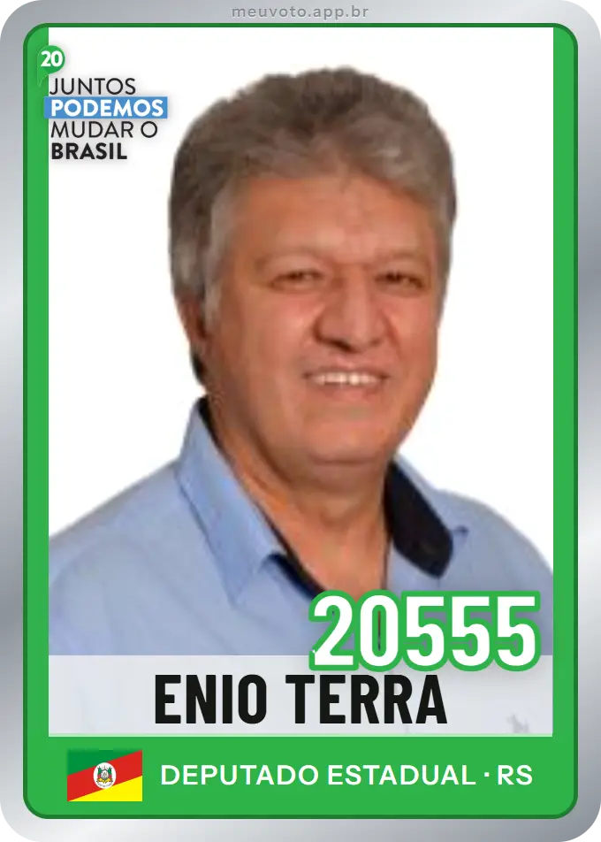 Carta de Enio Terra, número 20555, Podemos