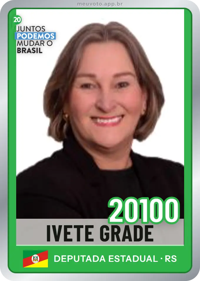 Carta de Ivete Grade, número 20100, Podemos