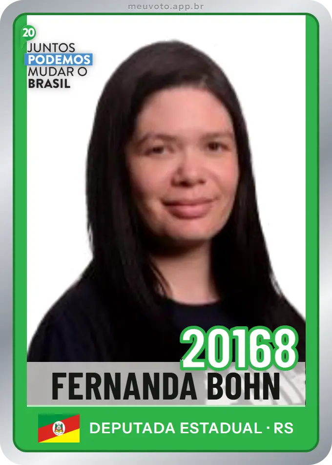 Carta de Fernanda Bohn, número 20168, Podemos