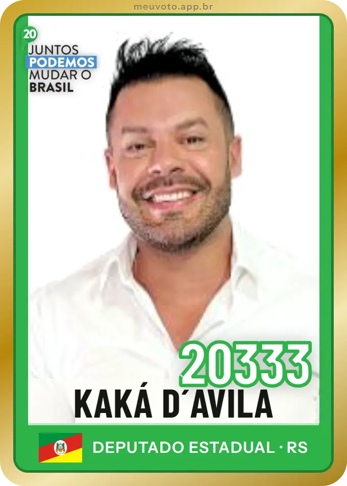 Carta de Kaká D´ávila, número 20333, Podemos