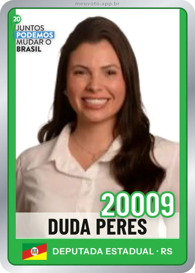 Carta de Duda Peres, número 20009, Podemos