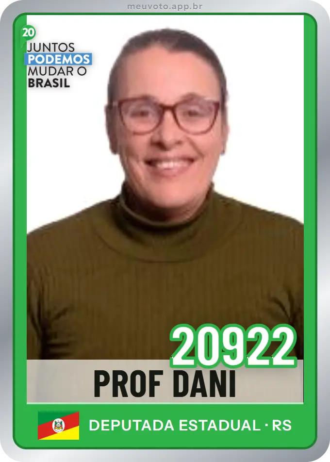 Carta de Prof Dani, número 20922, Podemos