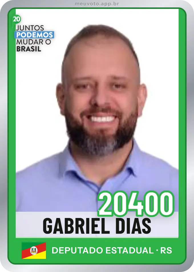 Carta de Gabriel Dias, número 20400, Podemos
