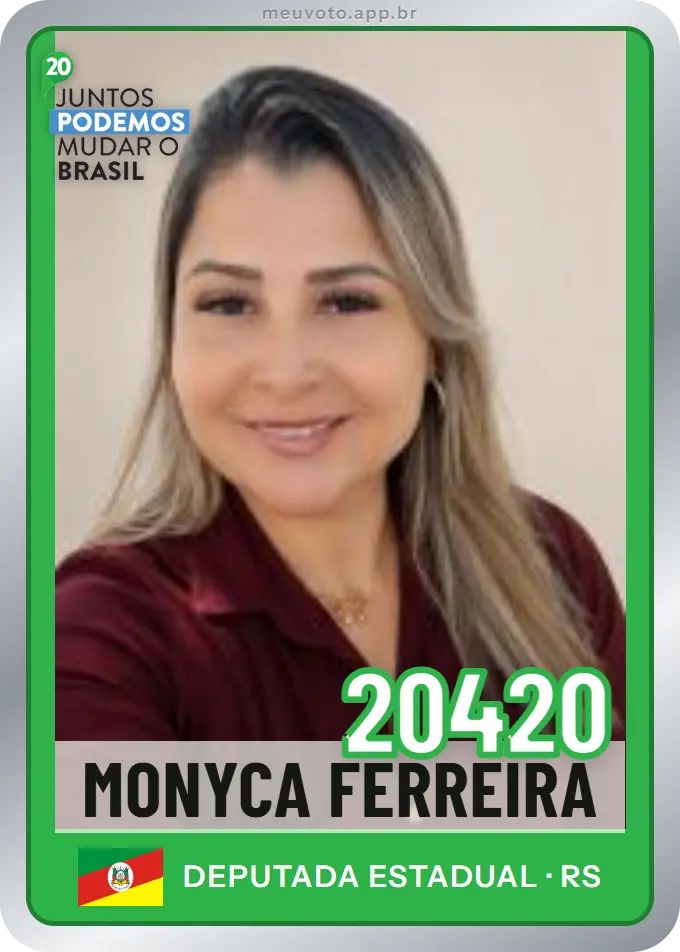 Carta de Monyca Ferreira, número 20420, Podemos