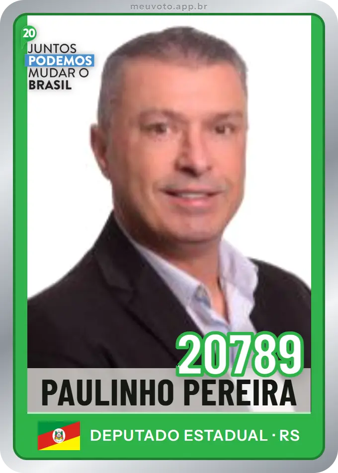 Carta de Paulinho Pereira, número 20789, Podemos