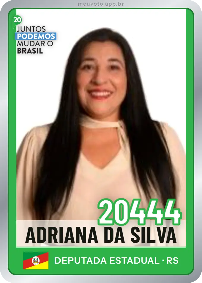 Carta de Adriana da Silva, número 20444, Podemos