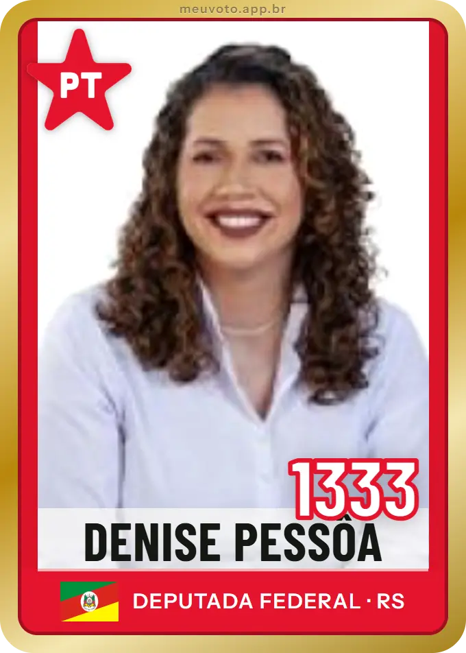 Carta de Denise Pessôa, número 1333, PT
