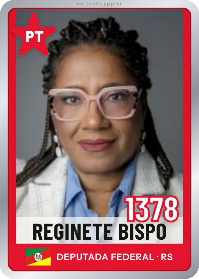 Carta de Reginete Bispo, número 1378, PT