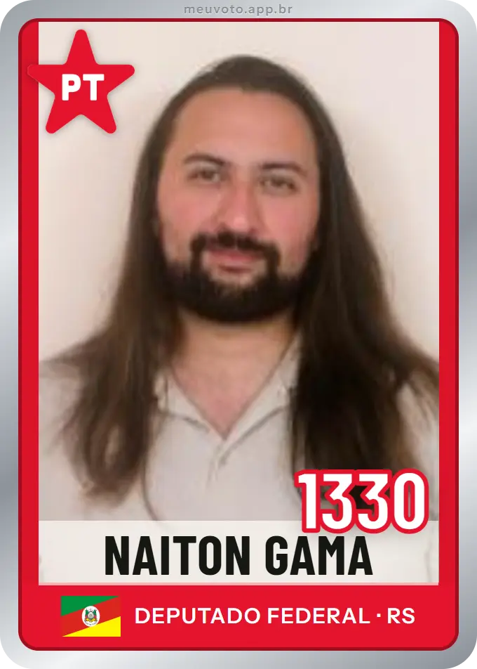 Carta de Naiton Gama, número 1330, PT